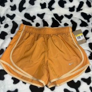 Nike Orange Athletic Shorts Lightweight Performance